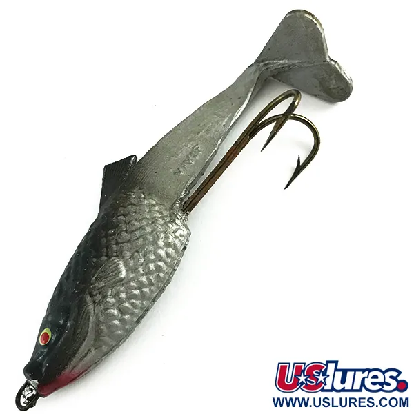 Vivif Swim Bait, Svart-Silver, 10g, Living Tail Design, #6165