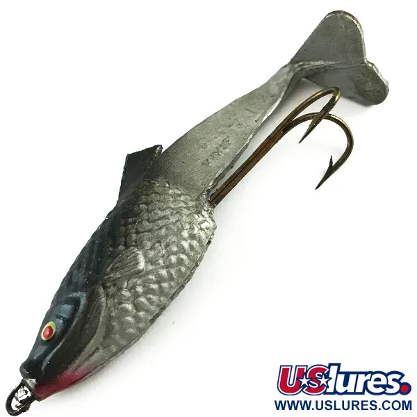 Vivif Swim Bait, Svart-Silver, 10g, Living Tail Design, #6165