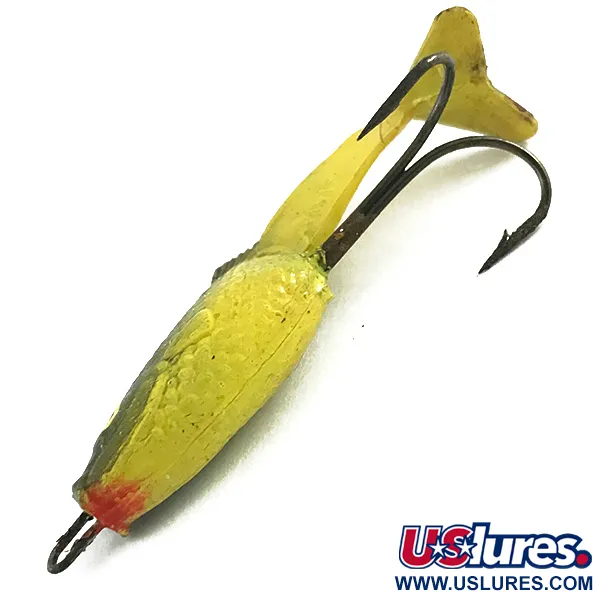 Vintage VIVIF Swim Bait, Gul, 6g, Jigg, Frankrike, #6166