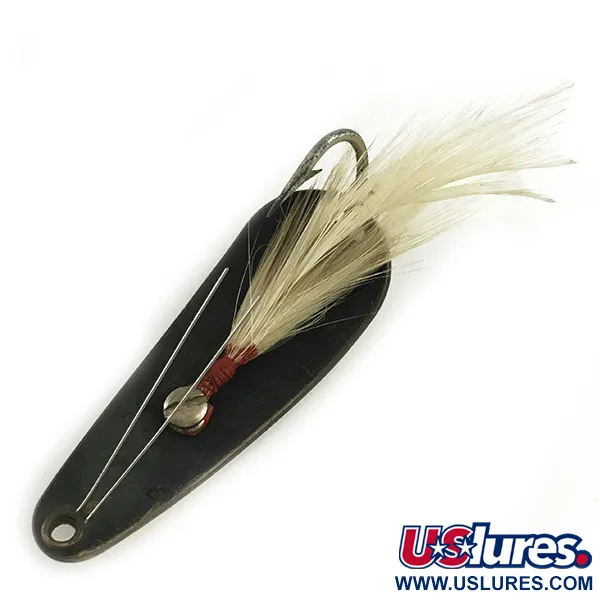 Weezel bait Rex Spoon Skeddrag, Mässing / Svart, 12,5g, Vasskyddad, #6181