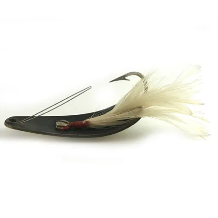 Weezel bait Rex Spoon Skeddrag, Mässing / Svart, 12,5g, Vasskyddad, #6181