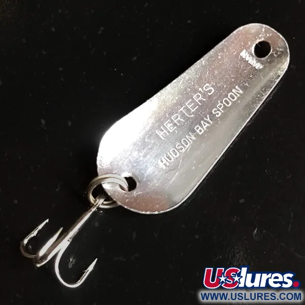 Herter's Hudson bay spoon Skeddrag, Röd / Vit / Nickel, 7g, #6191