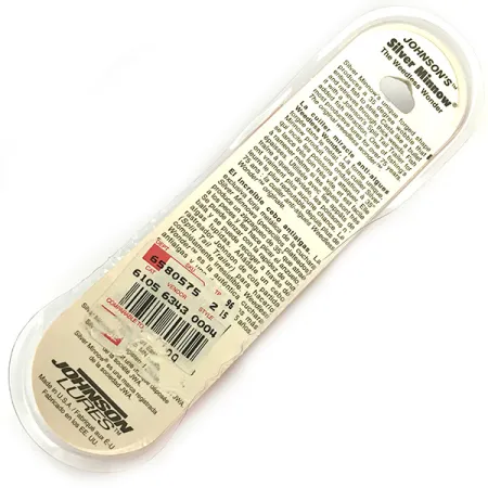 Johnson Silver Minnow UV Skeddrag, Firetiger, 21g, Vasskydd, #6257