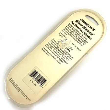 Weedless Johnson Silver Minnow Skeddrag, Grön/Orange/Nickel, 5g, #6193