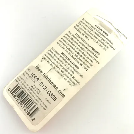 Luhr Jensen Krocodile Die #4 UV Skeddrag, Nickel/Röd, 14g, UV, #6195