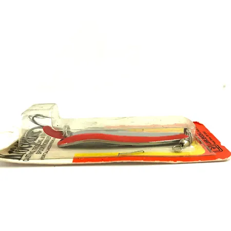 Luhr Jensen Krocodile Die #4 UV Skeddrag, Nickel/Röd, 14g, UV, #6195