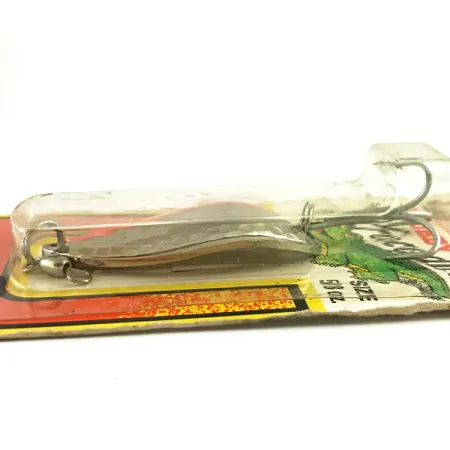 Luhr Jensen Krocodile Stubby Skeddrag, Hamrad Nickel/Röd UV, 18g, #6222