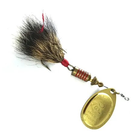 Mepps Aglia 3 Dressed - squirrel tail Spinnare, Guld, 7.3g, #6227