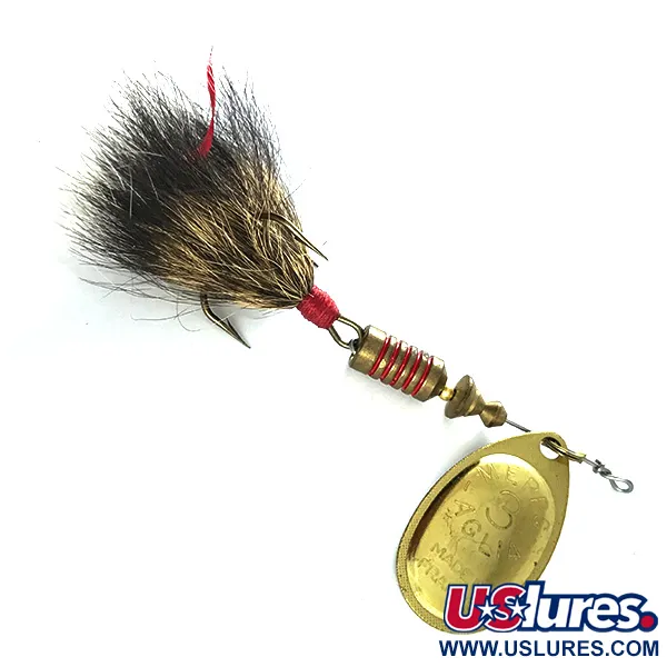 Mepps Aglia 3 Dressed - squirrel tail Spinnare, Guld, 7.3g, #6227
