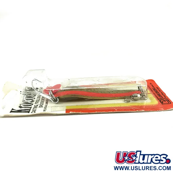 Luhr Jensen Krocodile Die #4 UV Skeddrag, Mässing/UV Röd, 14g, #6228