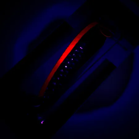 Luhr Jensen Krocodile Die #4 UV Skeddrag, Mässing/UV Röd, 14g, #6228