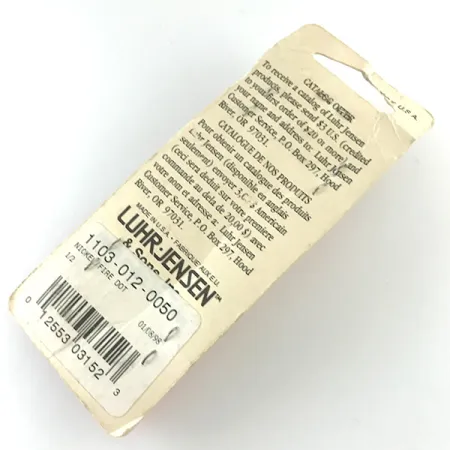 Luhr Jensen Les Davis Hotrod Skeddrag, Nickel/Red Dot UV, 14g, #6229