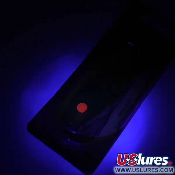 Luhr Jensen Les Davis Hotrod Skeddrag, Nickel/Red Dot UV, 14g, #6229