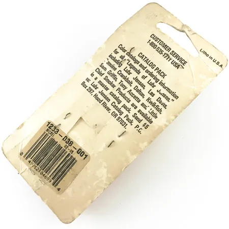 Luhr Jensen Pro Wobbler Skeddrag, Guld, 11g, Vintage OVP, #6232