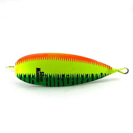 Johnson Silver Minnow UV Skeddrag, Orange/Grön/Gul, 21g, UV, #6237
