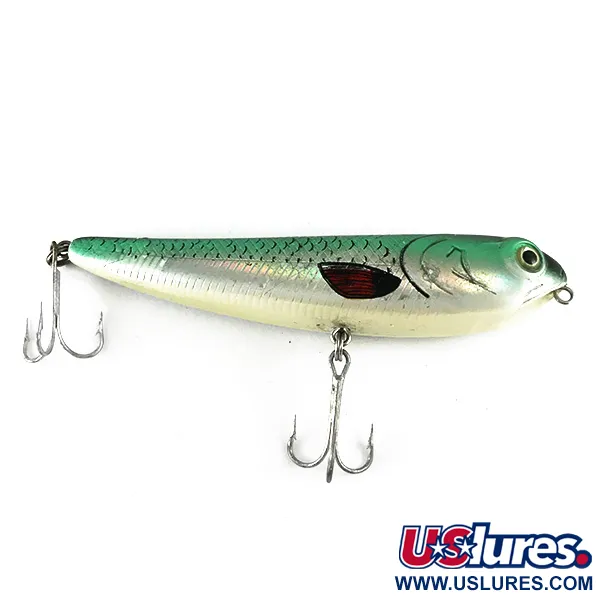 Bass Pro Shops XTS Pencil Plug Ytbete, Grå/Grön, 14g, #6240