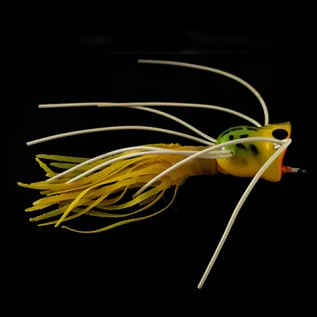 Fred Arbogast Hula Popper Popper, Frog, 1,6g, Gummikjol, #6241