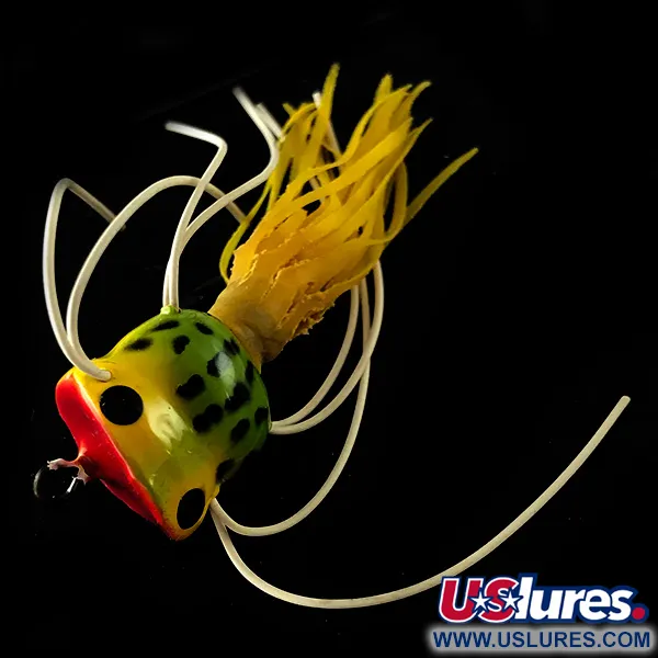 Fred Arbogast Hula Popper Popper, Frog, 1,6g, Gummikjol, #6241