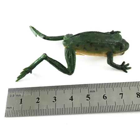 Delong Frog Grodjigg, Grön, 5g, Enkelkrok, #6251