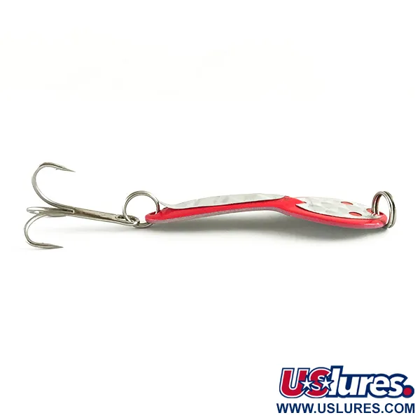 Acme Dazzler #2 UV Skeddrag, Silver/Röd, 7g, UV-reaktivt, #6262