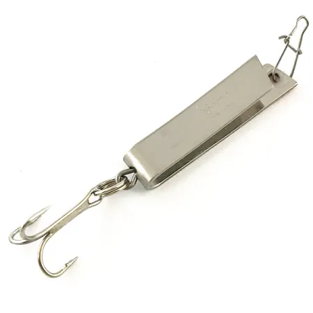 South Bend Super-Duper 502 Skeddrag, Nickel/Röd, 2,5g, U-form, #6279