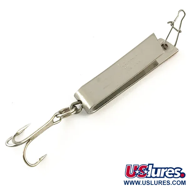 South Bend Super-Duper 502 Skeddrag, Nickel/Röd, 2,5g, U-form, #6279