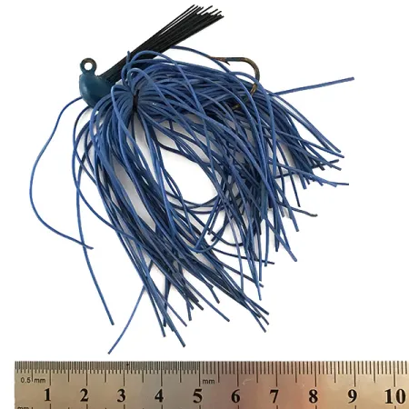 Bass Jig, Blå, 10g, Vasskydd, #6324