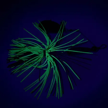 Spinner Bait Spinnerbait, Mässing/Nickel/Gul UV, 12g, UV-lyster, #6327