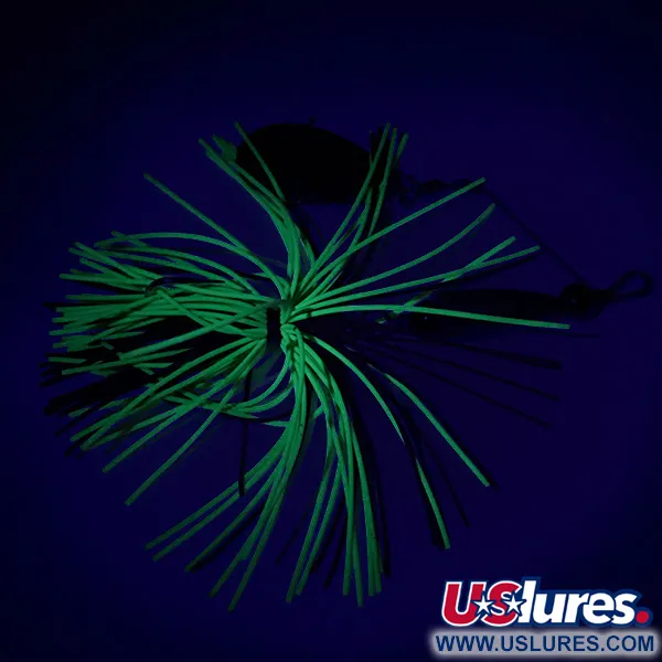 Spinner Bait Spinnerbait, Mässing/Nickel/Gul UV, 12g, UV-lyster, #6327