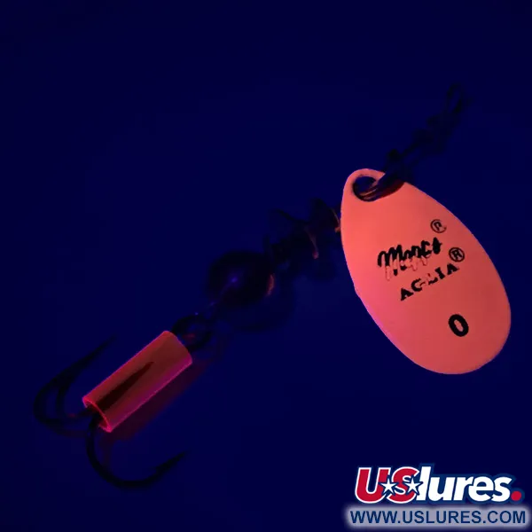 Mepps Aglia 0 Spinnare, Fluorescent Orange, 2,5g, UV-reflex, #6330