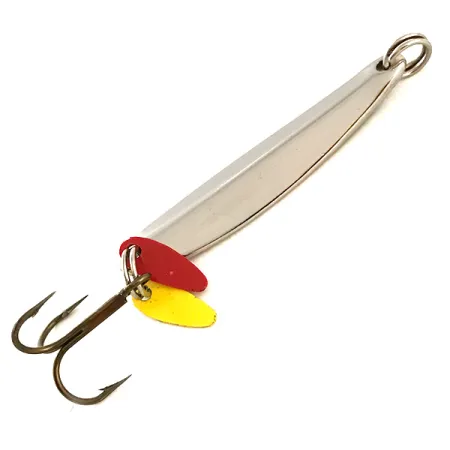 Bay de Noc Swedish Pimple Pirk, Nickel/Grön/Röd/Gul, 7g, #6359