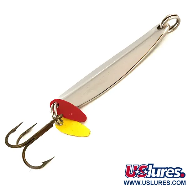 Bay de Noc Swedish Pimple Pirk, Nickel/Grön/Röd/Gul, 7g, #6359