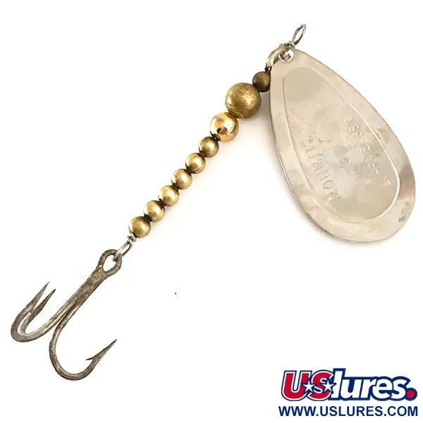 Luhr Jensen Mounti Spinnare, Mässing / Nickel, 10g, Rutmönster, #6368