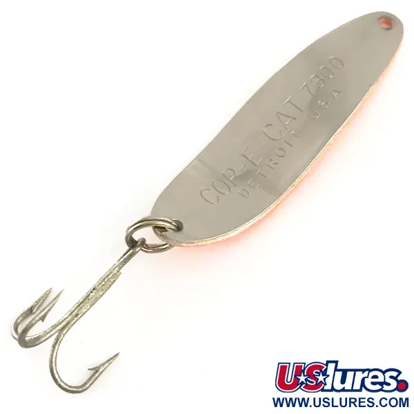 Skeddrag Dardevle Cop-E-Cat 7300 Glow, Orange/Cream, 10g, Glow, #6376