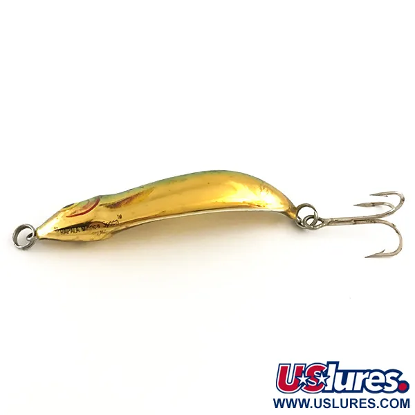 Rapala Minnow Spoon Skeddrag, Guld / Grön, 10g, Vintage, #6417