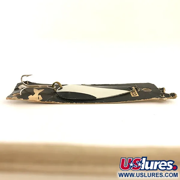 Nebco FlashBait 266 Skeddrag, Vit, Svart, Nickel, 10g, Vintage, #6421