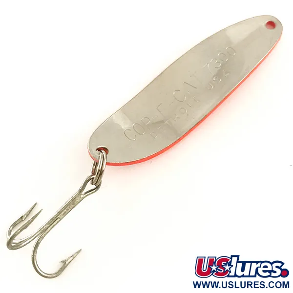 Dardevle Cop-E-Cat 7300 UV Skeddrag, Röd/Svart/Nickel, 10g, UV, #6436