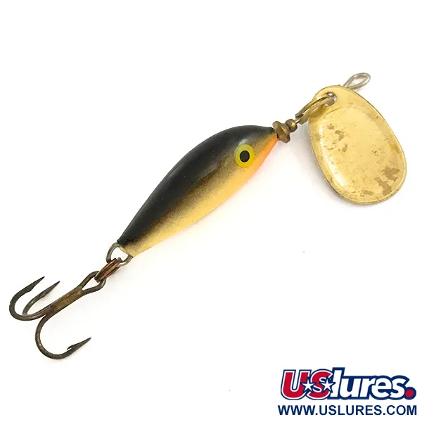 Blue Fox Vibrax Minnow Spin 1 Spinnare, Guld, 4g, Balsakropp, #6446