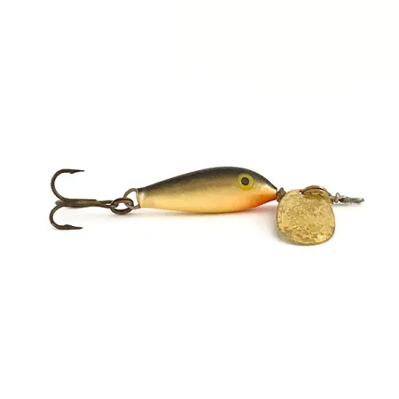 Blue Fox Vibrax Minnow Spin 1 Spinnare, Guld, 4g, Balsakropp, #6446