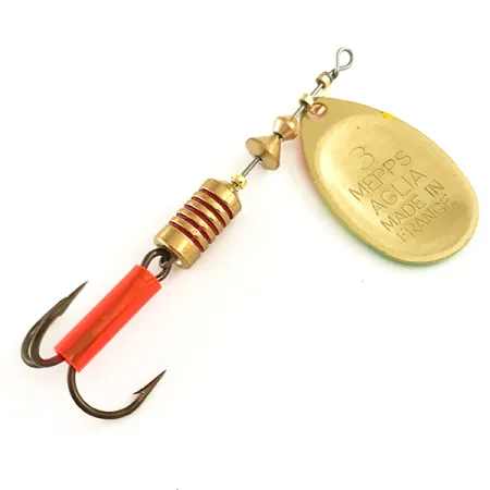 Mepps Aglia 3 Fluo UV Spinnare, Fluo Tiger, 7g, UV-reaktiv, #6456