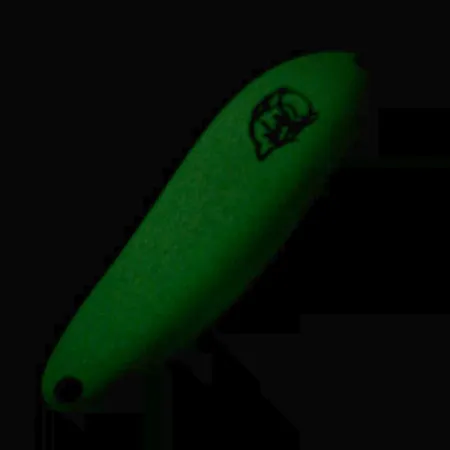 Dardevle Cop-E-Cat 7300 Glow Skeddrag, Vit/Grön, 10g, UV Glow, #6467