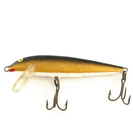 Rapala Countdown Wobbler, Guld, 12g, Balsaträ, #6470