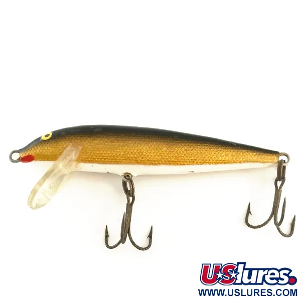 Rapala Countdown Wobbler, Guld, 12g, Balsaträ, #6470