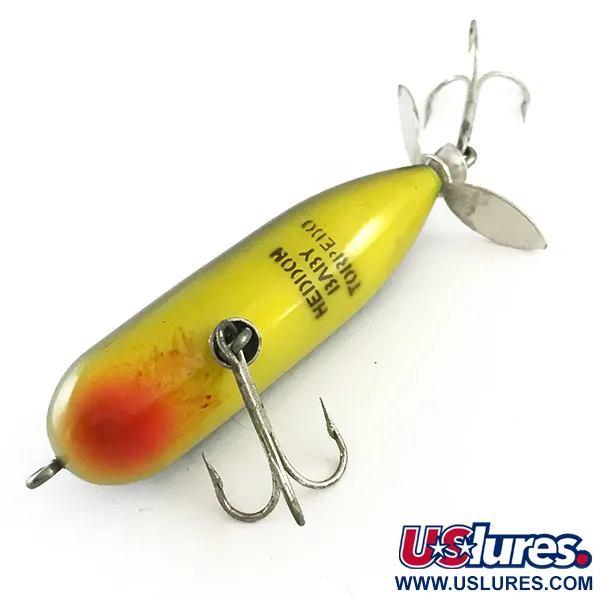 Heddon Baby Torpedo Ytbete, Frog, 9g, Propeller Bak, #6477