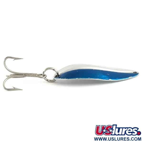 TODDCO Main liner Skeddrag, Nickel / Blå, 12,5g, Vintage, #6493