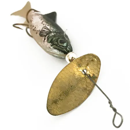 Renosky Sonic Swing Minnow Spinnare, Mässing/Regnbåge, 6g, #6515