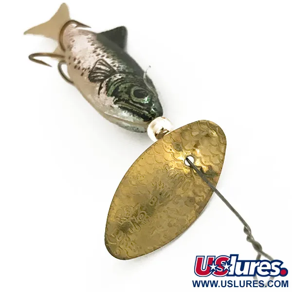 Renosky Sonic Swing Minnow Spinnare, Mässing/Regnbåge, 6g, #6515