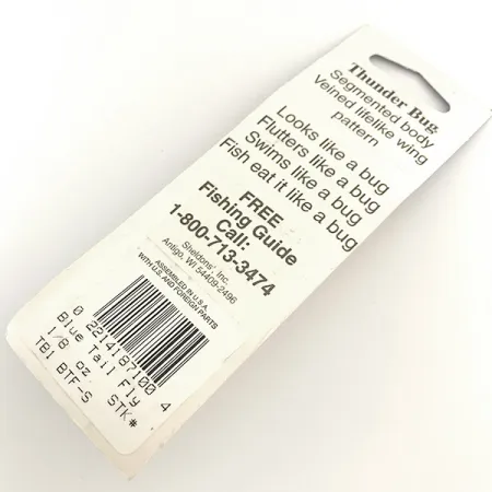 Mepps Thunder Bug Spinnare, Guld / Blå, 4g, Ådrade Vingar, #6535