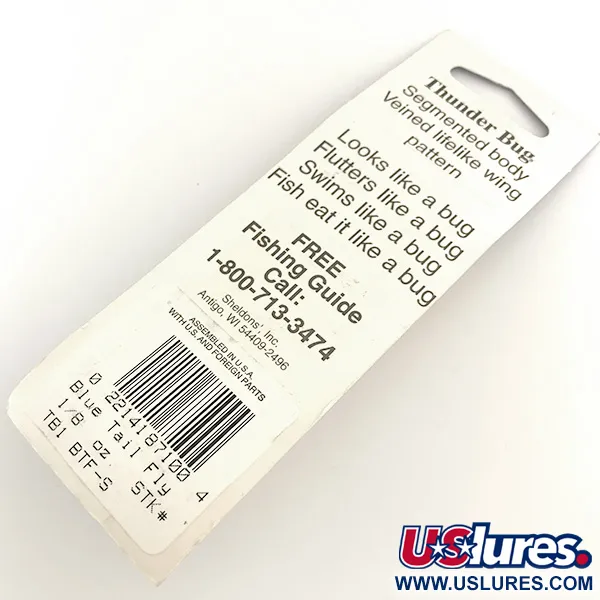 Mepps Thunder Bug Spinnare, Guld / Blå, 4g, Ådrade Vingar, #6535