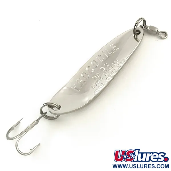 Luhr Jensen Krocodile Die #3 Skeddrag, Nickel/Gold-Holo, 10g, #6543